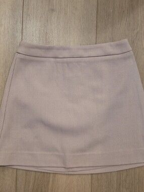 Express Blush Pink Textured Mini Skirt Size 0